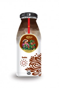 250ml Latte Coffee Glass bottle
